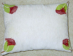 Flower pillow side 2